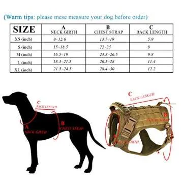 Tactical Dog Vest for Training & Outdoor Adventure