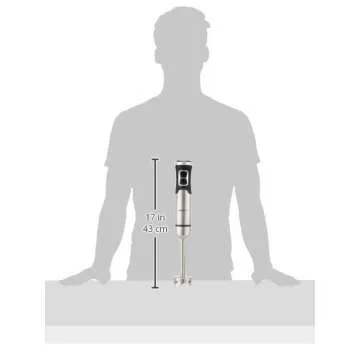 Amazon Basics 500 Watt Multi-Speed Immersion Blender