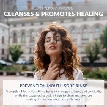 Prevention Mouth Sore Mouthwash | Gentle and Alcohol-Free | 16 fl oz