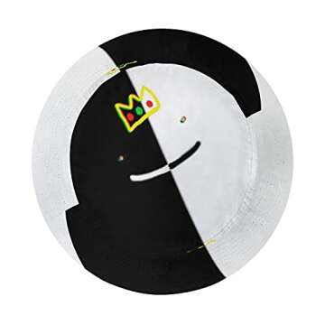 DSMP Unisex Cute Fashion Bucket Hat Summer Travel Beach Sun UV Protected Outdoor Fisherman Cap for Men Women Teens