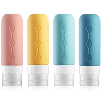 Gemice TSA Approved Leak-Proof BPA Free Travel Bottles