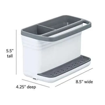 Glad Kitchen Sink Caddy: Dual Compartment Organizer