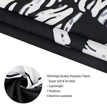 LOMOHOO Skull Tapestry Kissing Lover Black and White Tarot Skeleton Flower Tapestry Wall Hanging Beach Blanket Romantic Bedroom Dorm Home Decor (M:130x150cm/51 x59)