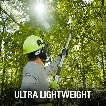 Greenworks 40V Cordless 8" Pole Saw for Easy Trimming