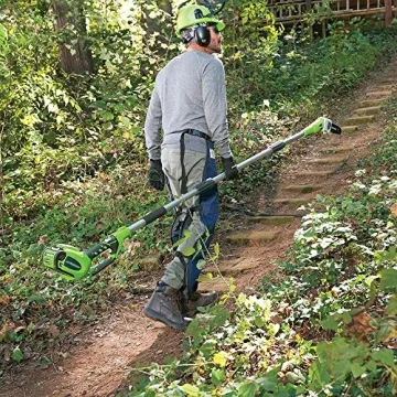 Greenworks 40V Cordless 8" Pole Saw for Easy Trimming