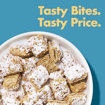 Malt-O-Meal Frosted Mini Spooners Whole Grain Breakfast Cereal, Crunchy Frosted Shredded Wheat Cerea...