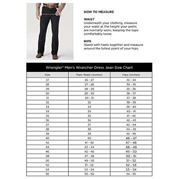 Wrangler Men's Wrancher Dress Jeans - Slim Fit & Comfort