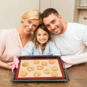 Silicone Baking Mats – Non-Stick, Easy Clean, 3 Pack