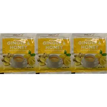 WuFuYuan 3 Packs of Boba Black Tapioca Pearl Bubble Tea Ingredient With Additonal 1 Pack of 50 Boba Straws Variety Color 1 Pack Ginger Honey Crystals