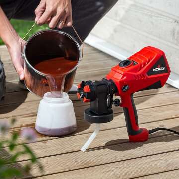 NoCry HVLP Electric Paint Sprayer Gun for Home Use