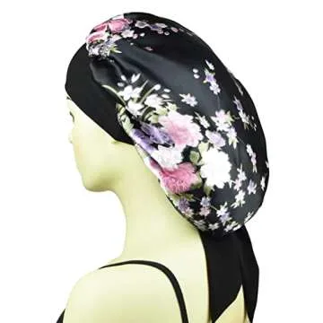 Silk Satin Bonnet for Ultimate Hair Protection at Night