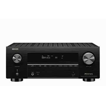 Denon AVR-X3700H 8K Ultra HD 9.2 Channel (105 Watt X 9) AV Receiver 2020 Model - 3D Audio & Video wi...