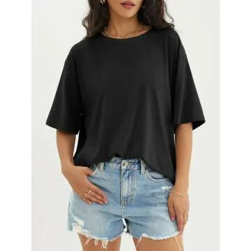 Oversized Summer Tees for Women - Casual Y2K Style