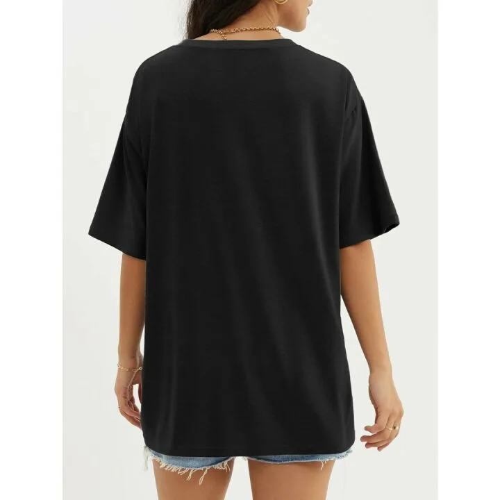 Oversized Summer Tees for Women - Casual Y2K Style
