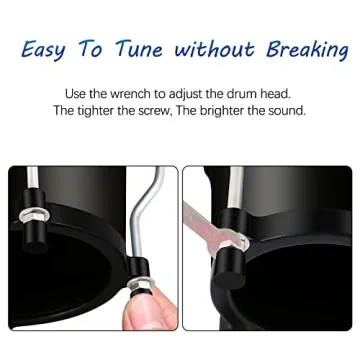 VANPHY Bongo Drum Set for Adults & Kids - Tunable Percussion