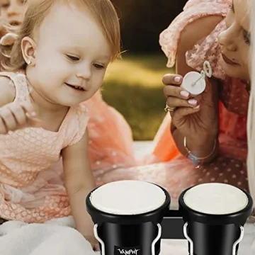 VANPHY Bongo Drum Set for Adults & Kids - Tunable Percussion