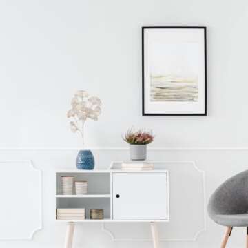 Firlar 6 Pack 26.8 Inch Artificial Ginkgo Leaves Branches, Plastic Ginkgo Picks Fake Golden Ginkgo Leaves Stem Simulation Plant Bushes for DIY Craft Table Centerpiece Home Party Wedding Decor