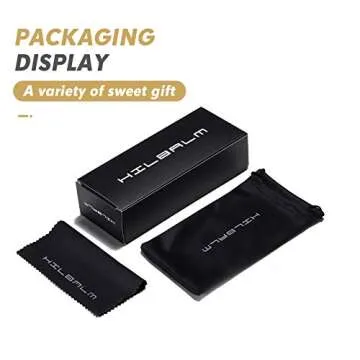 Hilbalm 3 pieces sunglasses for Women and Men Large Frame Retro Square glasses((3 Pack) black/Leopard/orange)