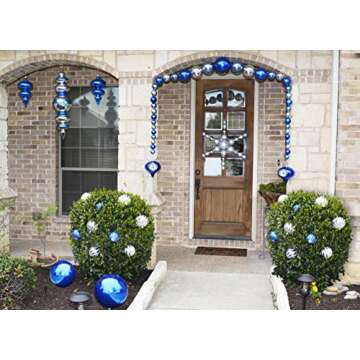 Christmas By Krebs 15" (380mm) Ornament, Commercial Grade Indoor Outdoor Moisture Resistant Shatterp...