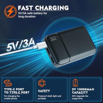 Heated Vest for Women - Fawutii 8 Heating Zones Black