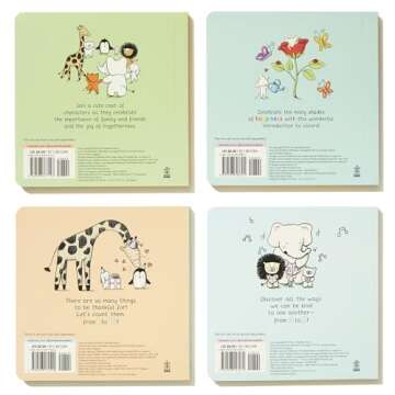 Books of Kindness: ABCs of Kindness; 123s of Thankfulness; Happiness Is a Rainbow; Friendship is Forever