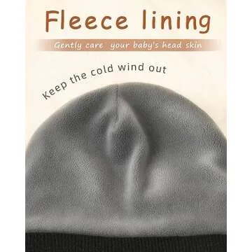 FURTALK Baby Beanie Fleece Lined Winter Hat for Kids