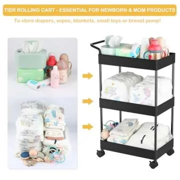 Volnamal Baby Diaper Caddy – Essential Nursery Organizer