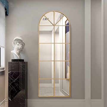 TinyTimes 65" Arched Full Length Mirror for Stylish Decor