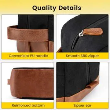 Vorspack Toiletry Bag Dopp Kit for Travel and Organization
