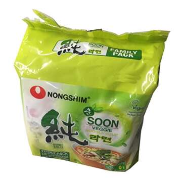 Nongshim Korean Ramen Family Pack (Soon Veggie)