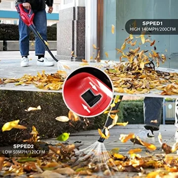 Lightweight MZK Cordless Leaf Blower for Outdoor Cleanup