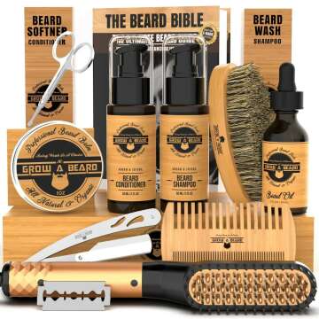 Premium Beard Grooming Kit for All Beard Types
