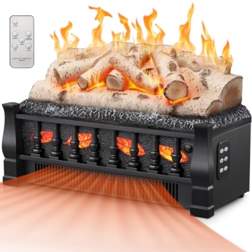 Joy Pebble Electric Fireplace Insert 750W/1500W Enhances Living Space