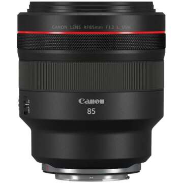 Canon RF 85mm F1.2 L USM Lens, Black