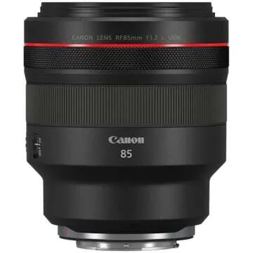 Canon RF 85mm F1.2 L USM Lens, Black