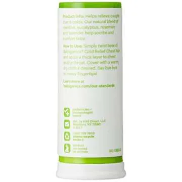 BabyGanics Say Aahhh! Cold Relief Chest Rub Stick