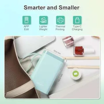 Nelko Bluetooth Label Maker - Compact & Convenient Organizer