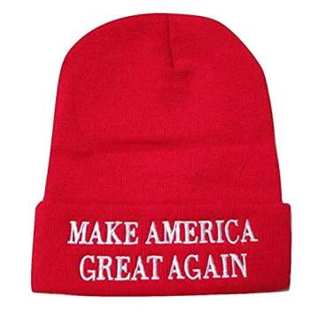 Make America Great Again MAGA Beanie - Trendy Knit Skull Cap for Everyone