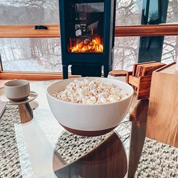 Mora Ceramic Large Mixing Bowls - Set of 2, Extra Big & Durable