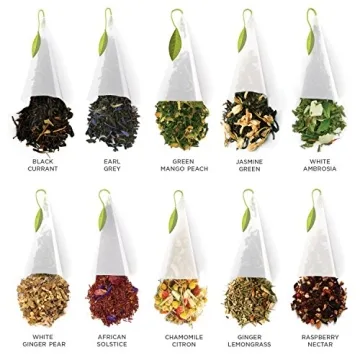 Tea Forte Sampler Gift Set - 20 Assorted Pyramid Infusers