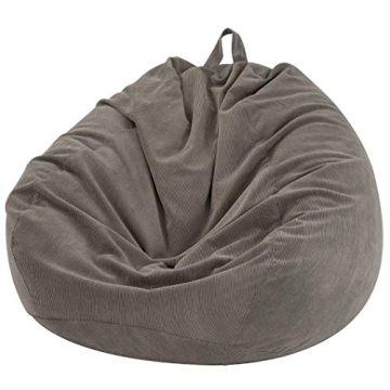 Nobildonna 3 ft Bean Bag Chair Cover (No Filler) for Adults and Kids, 300L Extra Large Stuffed Anima...