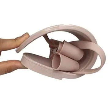 Mtzyoa Women Bow Flip-Flops Jelly Sandals Comfortable Stylish