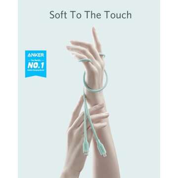 Anker USB C Cable 100W - Velvety Fast Charging USB C to C Flow Cord