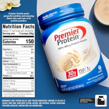 Premier Protein Vanilla Milkshake 30g Protein Keto-Friendly