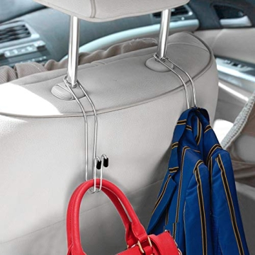 Durable QMET Auto Hooks Car Hangers - Pack of 4