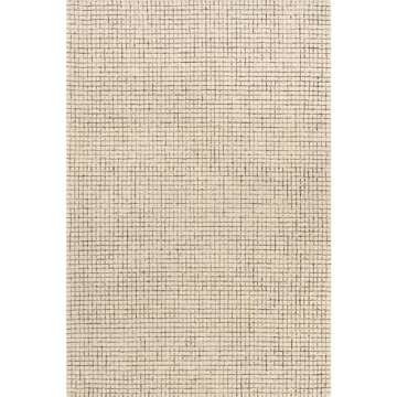 Stylish Melrose Checked Wool Area Rug for Your Home