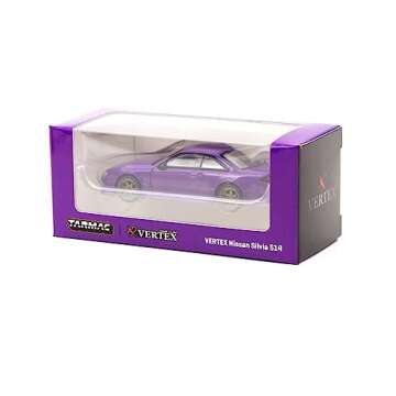 Vertex Silvia S14 RHD Purple Metallic Diecast Model