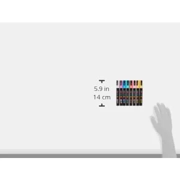 Posca 8 Medium Paint Markers Set for Creative Art