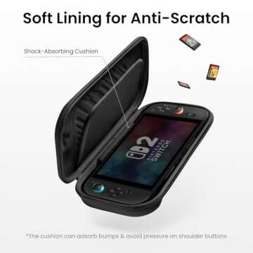 tomtoc Slim Carrying Case for Nintendo Switch 2 - Stylish Protection