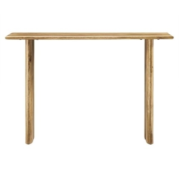 Modway Amistad Console Table in Solid Oak Design